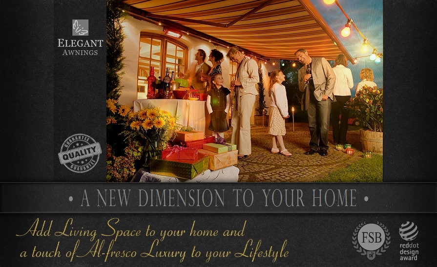 Awnings add a new dimension for your home